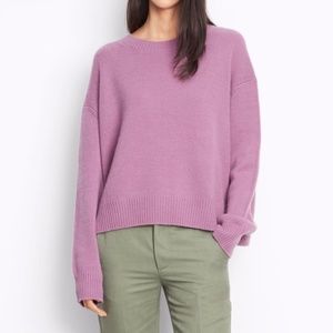 Vince. Boxy Crewneck Cashmere Sweater